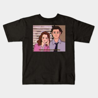 jim and pam true love Kids T-Shirt